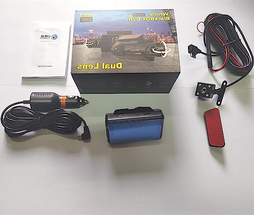 Backup Camera for Car Security Dash Cam Front and Rear Vehicle Camera Dual DashCam Back up Camera, 3 Inch IPS Screen Video Recorder G-Sensor Night Vision Truck Camera